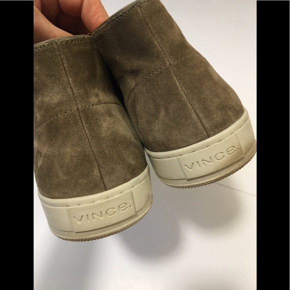 Vince Chelsea Suede Lace-Up Ten Sneaker 10,5 M - Picture 2 of 8